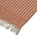 Tappeto di lana \'Arbil\' - Terracotta/bianco