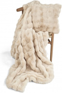 Coperta \'Aranga Bubble Throw\' 130x170cm - Beige