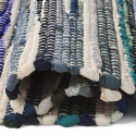 Tappeto di stracci \'Home\' - Multicolore/blu