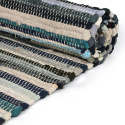 Tappeto di stracci \'Home\' - Multicolore/blu