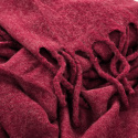 Plaid \'Samantha\' 130x170cm - Rosso scuro