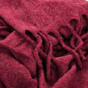 Plaid \'Samantha\' 130x170cm - Rosso scuro