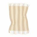 Plaid \'Beatriz Stripe\' 130x170cm - Beige/bianco