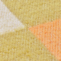 Plaid \'Audrey Check\' 130x170cm - Beige/giallo/arancione