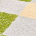Plaid \'Audrey Check\' 130x170cm - Beige/verde/viola