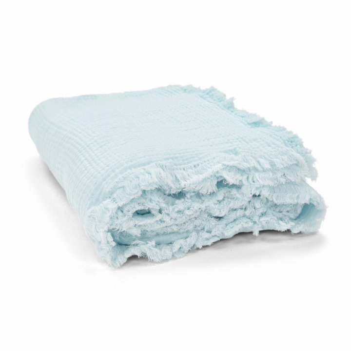 Coperta in mussola \'Dorena\' 130x170cm - Blu nel gruppo Arredamento / Tessuti / Plaid e coperte presso Reforma (V10201737)