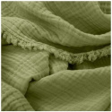 Coperta in mussola \'Dorena\' 130x170cm - Verde