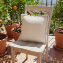 Fodera per cuscino \'Dorena\' 45x45cm - Bianco