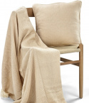 Fodera per cuscino \'Denisa Fishbone\' 45x45cm - Beige/bianco