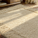 Tappeto Rya \'Melilla Handwoven Wool\' - Naturale