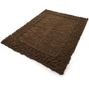 Tappeto Rya \'Melilla Handwoven Wool\' - Marrone