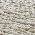 Tappeto di lana \'Talvia Braided Wool\' - Grigio