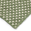 Tappeto di lana \'Ovelia\' - Verde/bianco