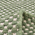 Tappeto di lana \'Ovelia\' - Verde/bianco