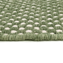 Tappeto di lana \'Ovelia\' - Verde/bianco