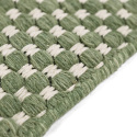 Tappeto di lana \'Ovelia\' - Verde/bianco