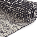 Tappeto di lana \'Talvia Braided Wool\' - Grigio scuro