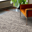 Tappeto di lana \'Talvia Braided Wool\' - Grigio scuro