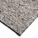 Tappeto di lana \'Talvia Braided Wool\' - Grigio scuro