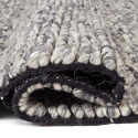 Tappeto di lana \'Talvia Braided Wool\' - Grigio scuro