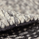 Tappeto di lana \'Talvia Braided Wool\' - Grigio scuro