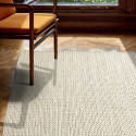 Tappeto di lana \'Talvia Braided Wool\' - Bianco