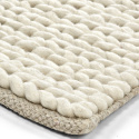 Tappeto di lana \'Talvia Braided Wool\' - Bianco