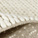 Tappeto di lana \'Talvia Braided Wool\' - Bianco