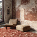 Tappeto \'Leknes Handknitted Wool\' - Terracotta