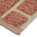 Tappeto \'Leknes Handknitted Wool\' - Terracotta