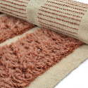 Tappeto \'Leknes Handknitted Wool\' - Terracotta