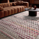 Tappeto di stracci \'Lindby\' - Multicolore/rosa