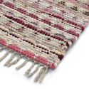 Tappeto di stracci \'Lindby\' - Multicolore/rosa