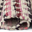 Tappeto di stracci \'Lindby\' - Multicolore/rosa