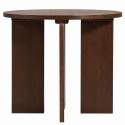 Tavolino \'Cr&eacute;me\' Rotondo 55 cm - Noce