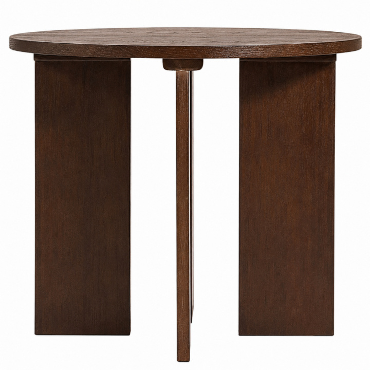 Tavolino \'Cr&eacute;me\' Rotondo 55 cm - Noce nel gruppo Mobili / Tavoli / Tavolini da salotto presso Reforma (WD-17-1-walnut)