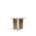 Tavolino \'Cr&eacute;me\' Rotondo 55 cm - Bianco pigmentato
