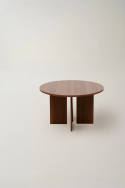 Tavolino \'Créme\' Rotondo 75 cm - Noce