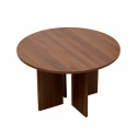 Tavolino \'Créme\' Rotondo 75 cm - Noce