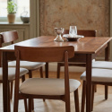 Tavolo da pranzo \'Fager\' 135 cm - Noce