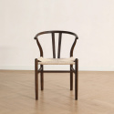 Sedia \'Alta\' - Noce/Beige