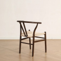 Sedia \'Alta\' - Noce/Beige