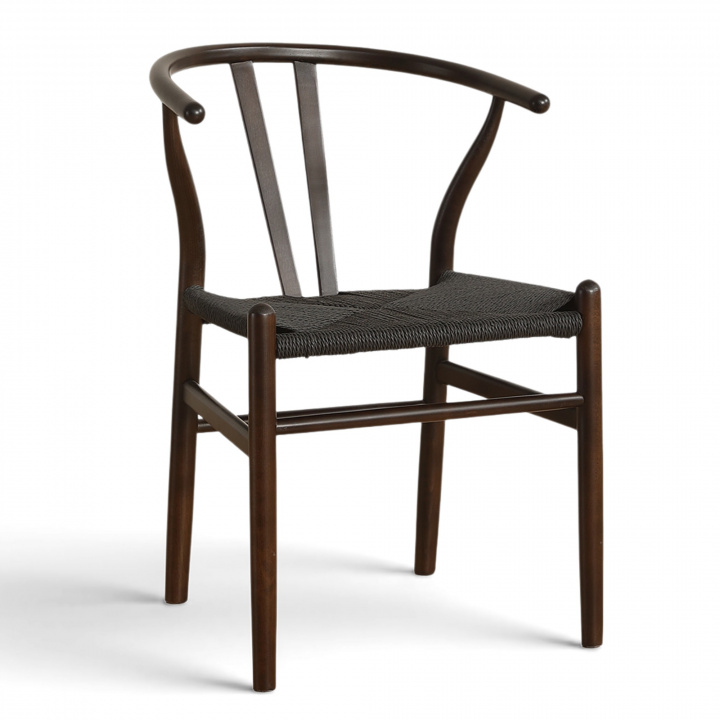 Sedia \'Alta\' - Noce/Nero nel gruppo Mobili / Mobili per sedersi / Sedie presso Reforma (WS-8651A-Blackbrown-NEW)