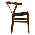 Sedia \'Alta\' - Noce/Nero