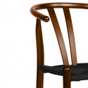 Sedia \'Alta\' - Noce/Nero
