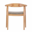Sedia \'Ask\' - Naturale/Grigio
