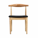 Sedia \'Fager\' - Naturale/Nero