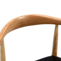 Sedia \'Fager\' - Naturale/Nero
