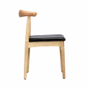 Sedia \'Fager\' - Naturale/Nero