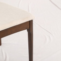 Sedia \'Fager\' - Noce/Beige